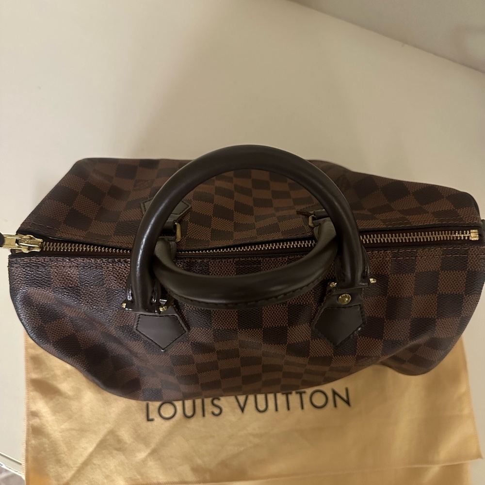 Louis Vuitton Brown Checkered Women's Bag - Picture 5 of 12